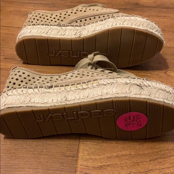 New! Tan espadrille sneakers size 5.5 - Picture 4 of 5